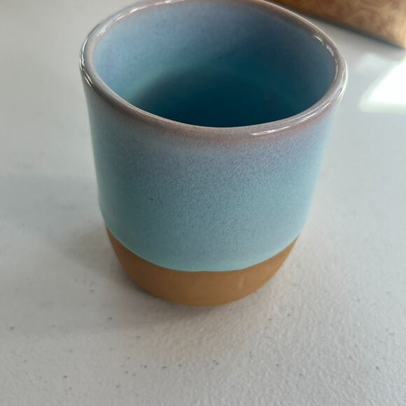 CB2 Ceramic Tea Cup Porcelain Pottery Drinkware Mug Handmade Glazed Finish - Picture 2 of 11